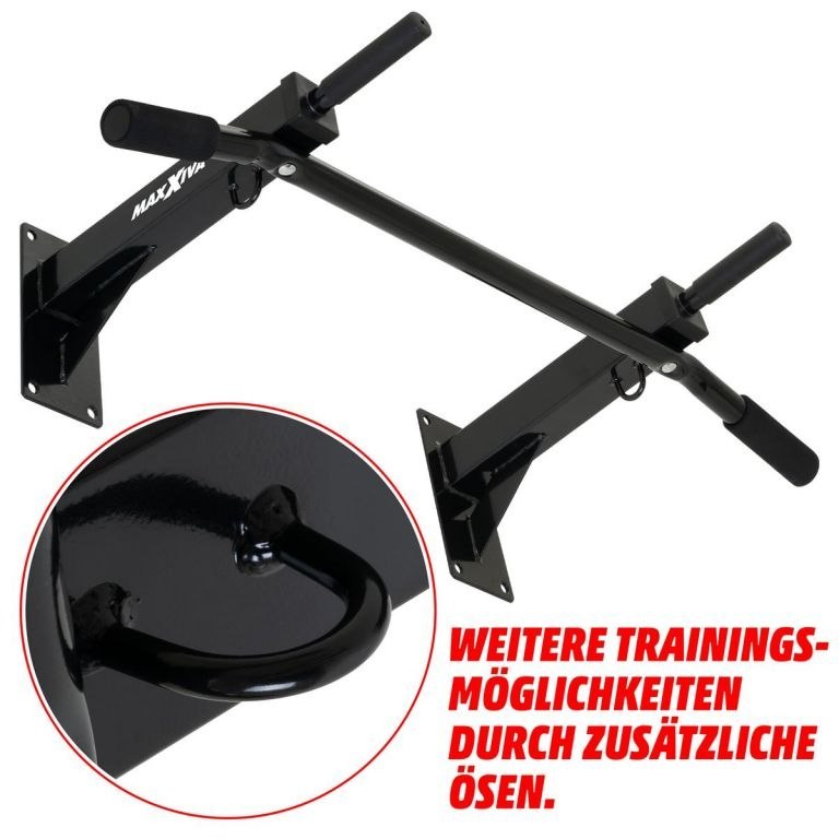 MAXXIVA Drążek do podciągania, czarna